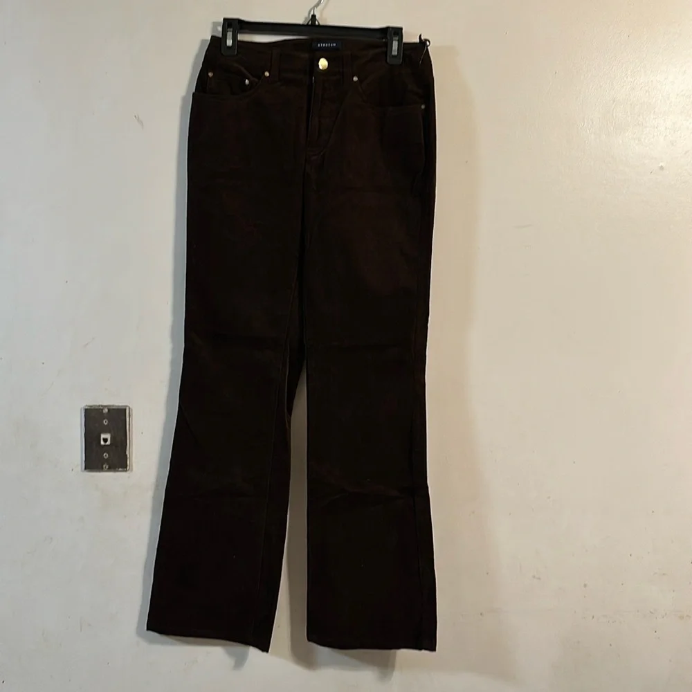 Jones New York Dark Brown Straight Leg Pants